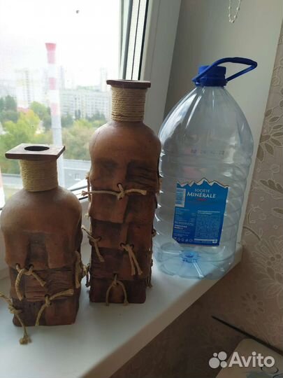 Две декоративные вазочки ручной работы