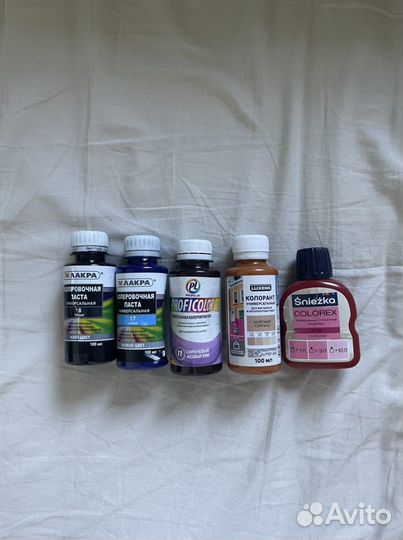 Универсанльный колорант, колеровочная паста