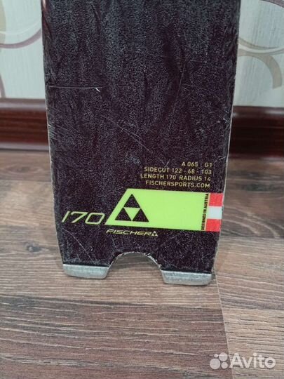 Горные лыжи fischer rc4 sc, 170см