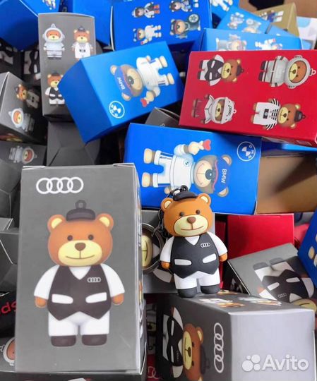 Брелок для ключей Audi Мишка Ауди