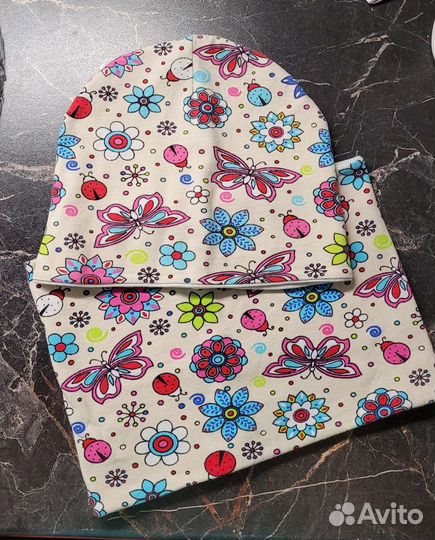 Шапки для девочки 46 48 52