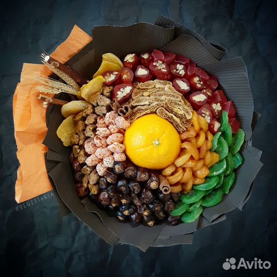 Букеты и корзины из сухофруктов. Съедобные букеты