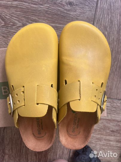 Шлепки женские аля birkenstock. Натур.кожа