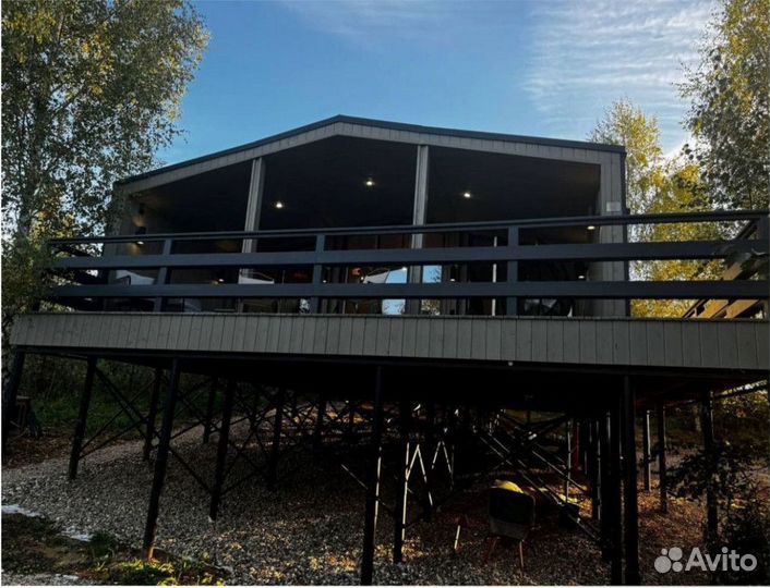 Теплый каркасный дом на дачу, зимний 110 м кв Артикул дн-1040