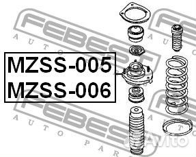 Опора заднего амортизатора левая