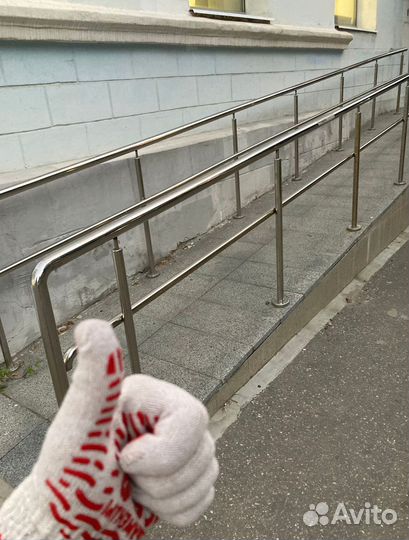 Перила из нержавеющей стали, ограждение