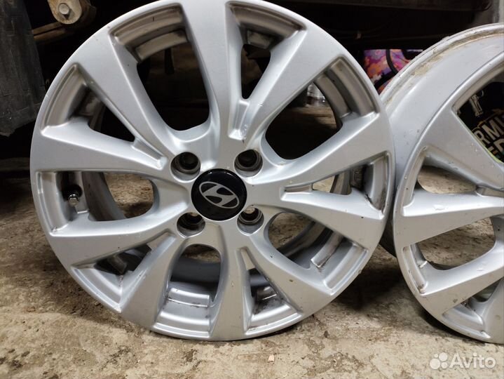 Литые диски R15 на hyundai solaris/kia rio