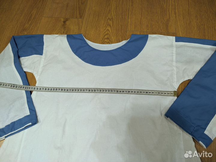 Рубашка х/б в историческом стиле новая 40-46