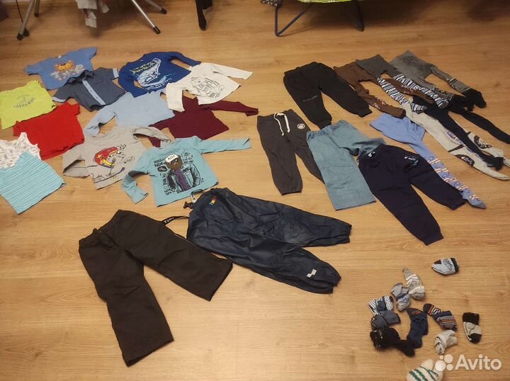 Огромный Пакет вещей на мальчика 104 см