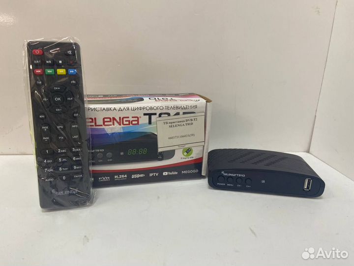 Тв-приставка DVB-T2 selenga T81D