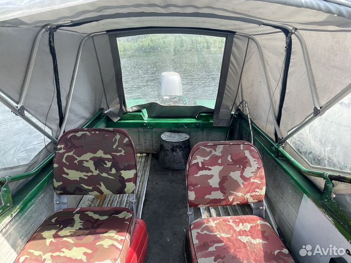 Продам лодку Обь 3 с двигателем хонда 25