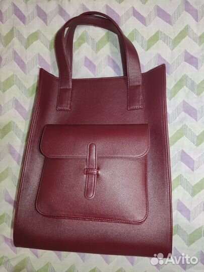 Сумка женская бордовая