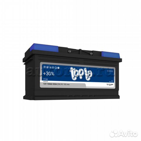 Аккумулятор topla Top 100 А/ч обратная R+ en920а