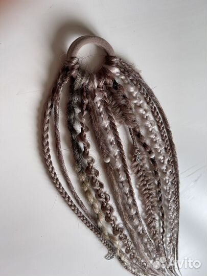 Афрорезинка резинка с косичками