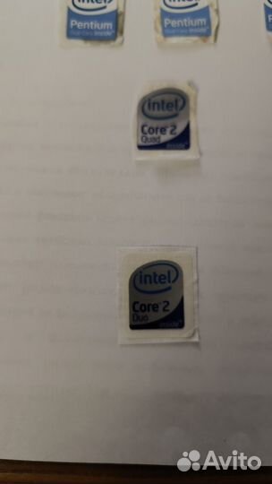 Наклейка процессор Intel