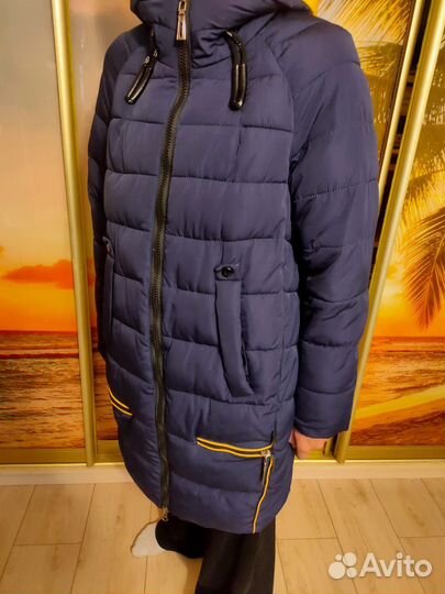 Пуховик на девочку 40-42 размер