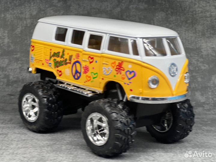 Модель volkswagen t1 4x4 1/36 kinsmart