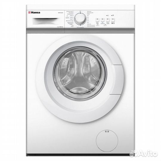 Машина стиральная hansa WHB10381 6кг/1000об/40см б