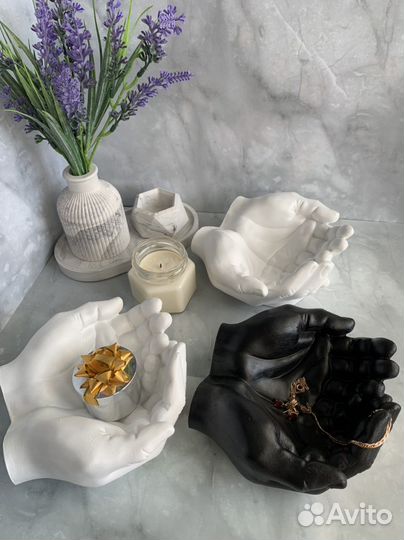 Из гипса Руки Дэвида Кашпо губы Джоли Кашпо попка