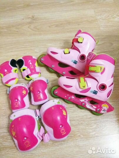 Детские ролики 30-32 и защита