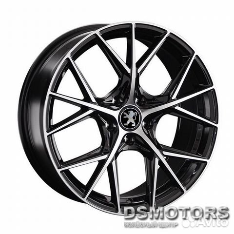 Диски Peugeot PG105 8/18 5x108 ET49 d65.1 BKF