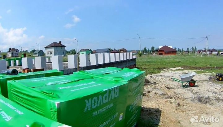 Газоблоки от произоводителя. Объём