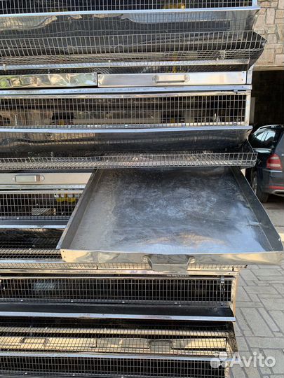 Клетки для кур кроликов перепелов из нержавейки