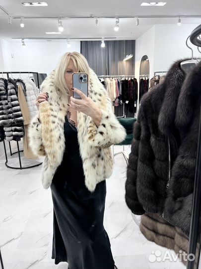 Шуба из рыси