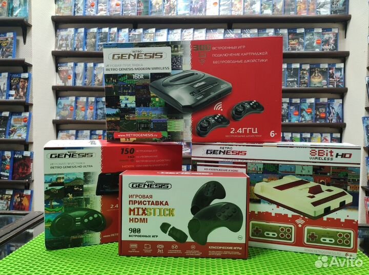 Игровые ретро приставки Dendy 8bit/Sega 16bit