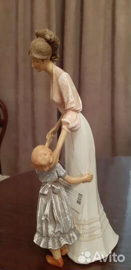 Статуэтки из полистоуна 35 см мама с дочкой