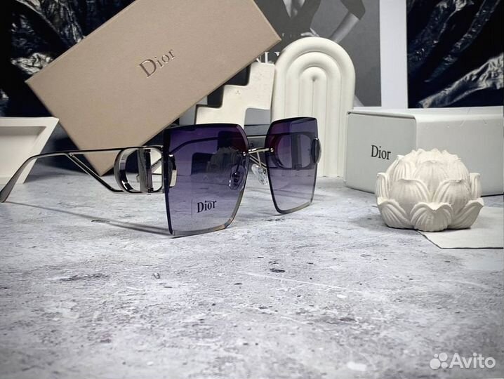 Очки Dior фиолетовые женские