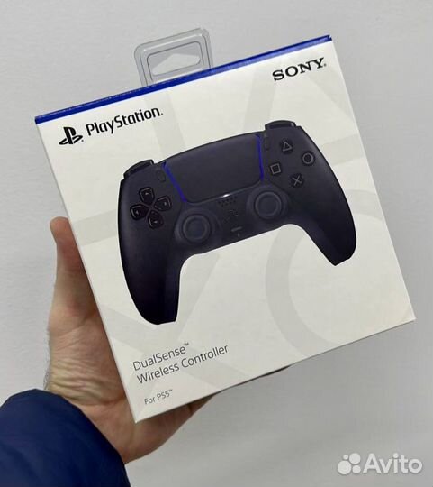 Геймпад Dualsense PS5, Новый, black, ориг