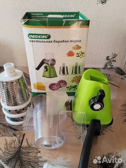 Измельчитель настольная барабан тёрка овощерезка