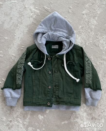 Ветровка джинсовка для мальчика 110