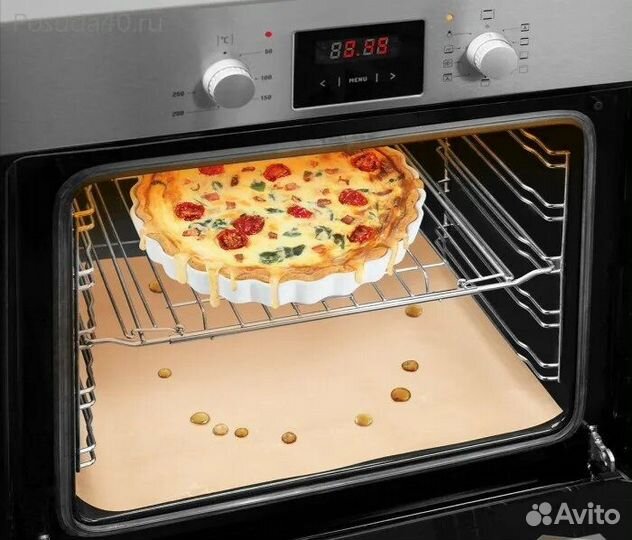 Коврик антипригарный 33х40 см, тефлоновый