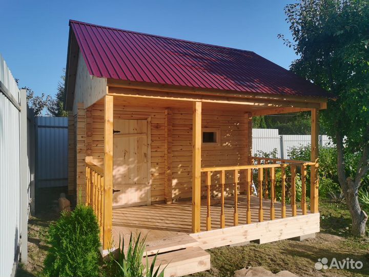 Баня под ключ из профилированного бруса