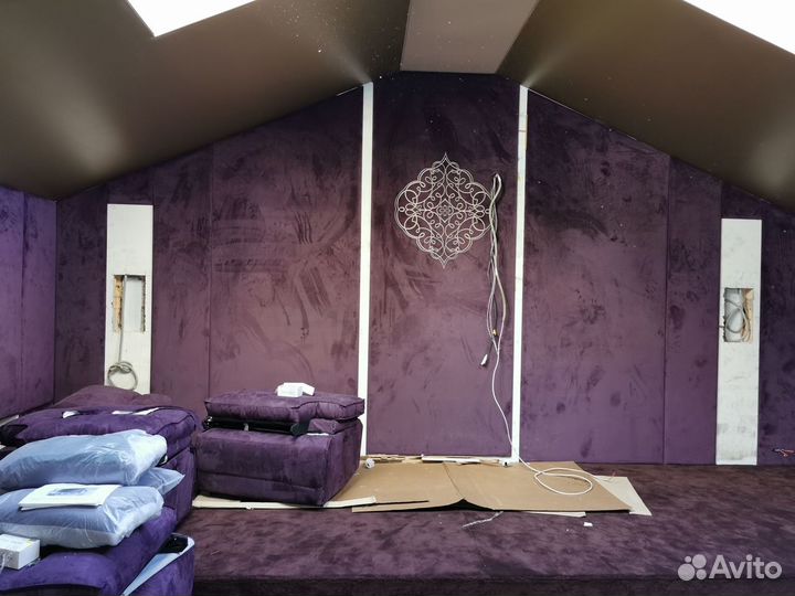 Мягкие стеновые панели, домашний кинотеатр