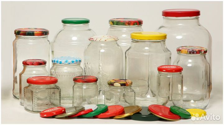 Отдам стеклянные банки