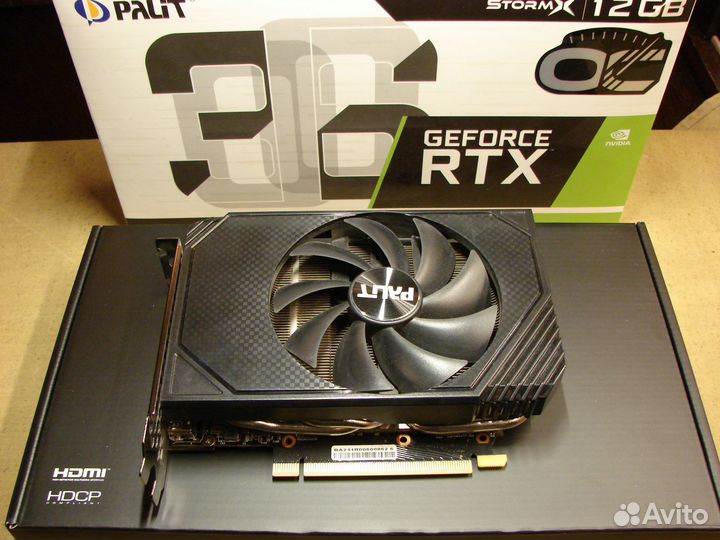 Видеокарта Palit GeForce RTX 3060 StormX OC 12G V1