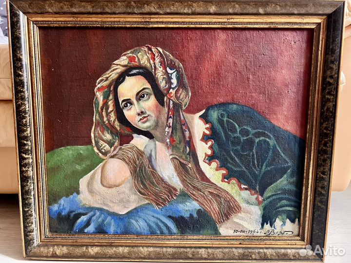 Картина 1954 копия Турчанка Карла Брюллова