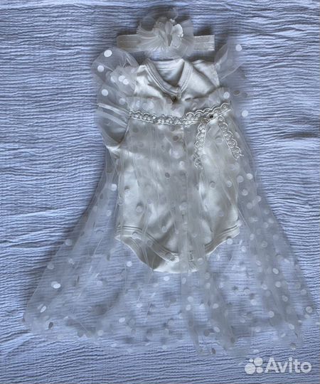 Нарядное боди для девочки 56