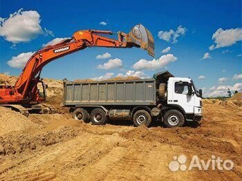 Песок карьерный с доставкой