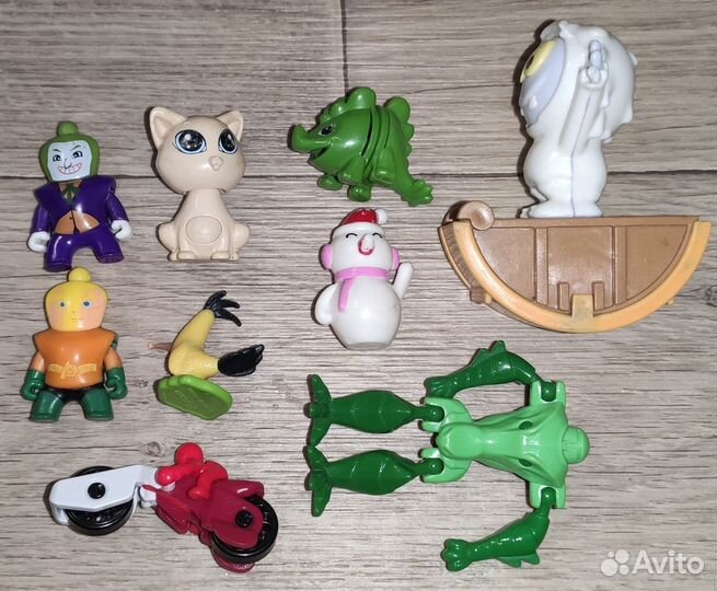 Игрушки из киндера сюрприза, цена за всё