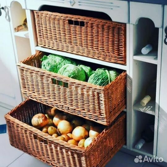 Ящики плетёные