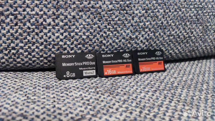 Memory Stick Pro Duo, наличие