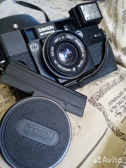 Плёночный фотоаппарат Эликон Автофокус СССР 1990