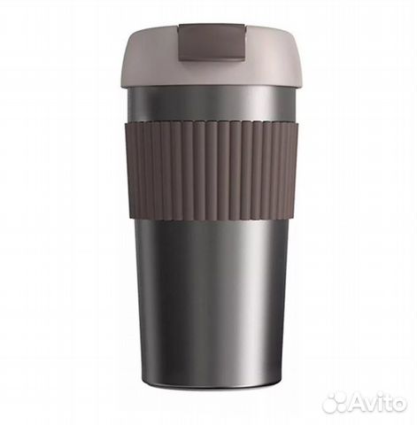 Термокружка Kiss Kiss Fish Rainbow, коричневая