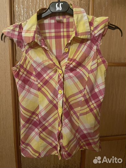 Рубашка на девочку 8-9 лет