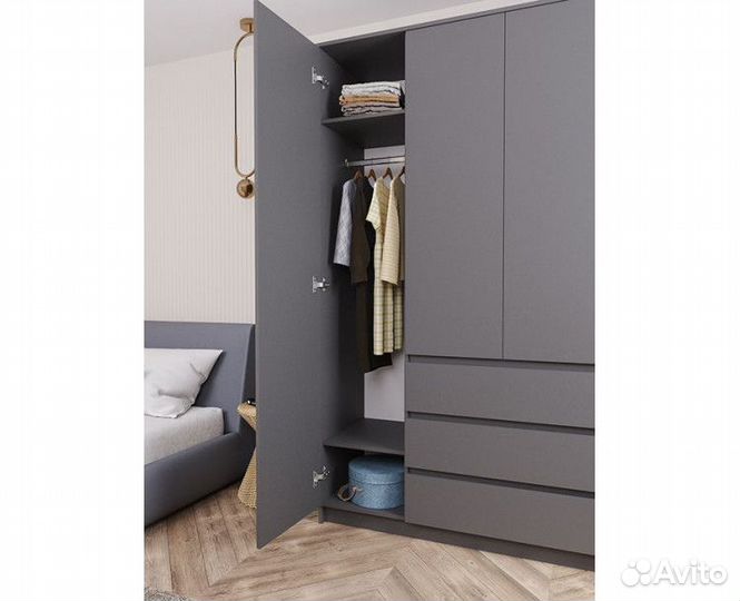 Шкаф Челси 160.Графит