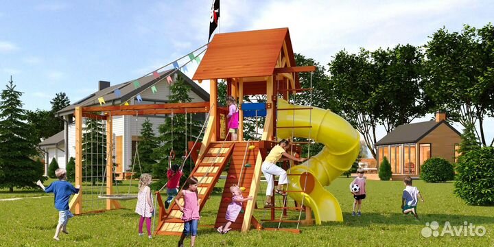 Детская площадка для дачи Савушка Люкс 5